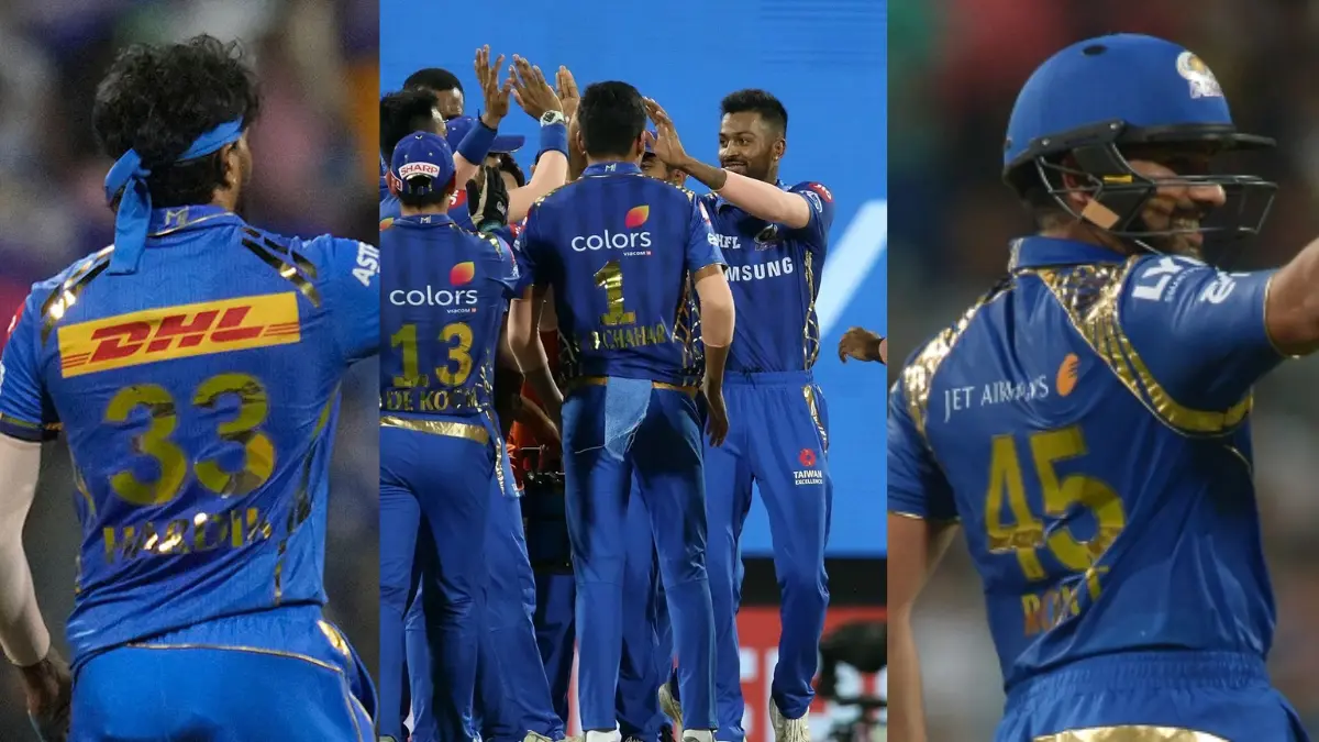 Mumbai Indians IPL Jersey Numbers